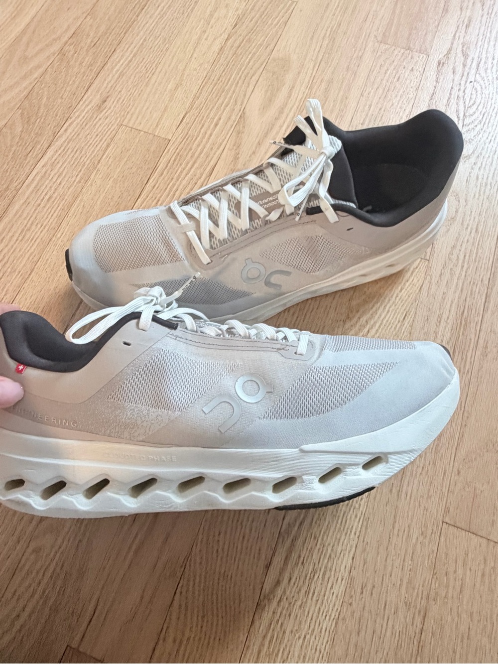 On Running CloudTec Phase Men’s Sneakers Gray White – Size 13